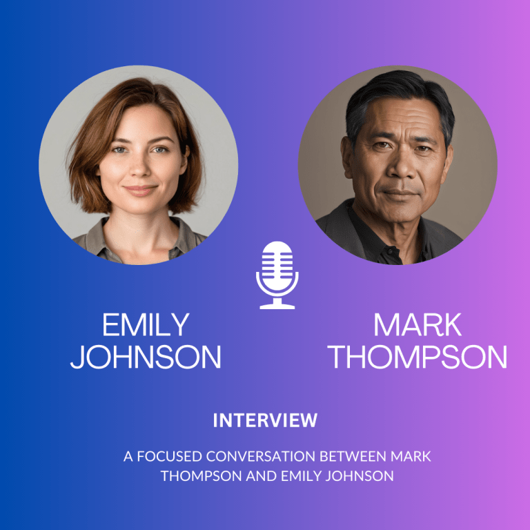 Mark Thompson interviewed about his experience in a personal growth course.