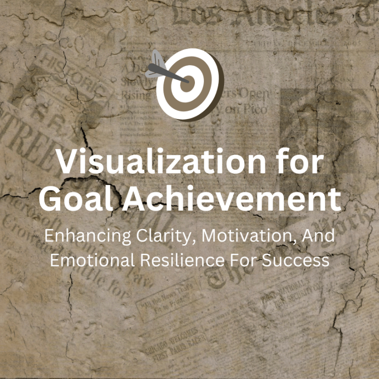 A person imagining their success journey through detailed visualization steps to achieve personal and professional goals.