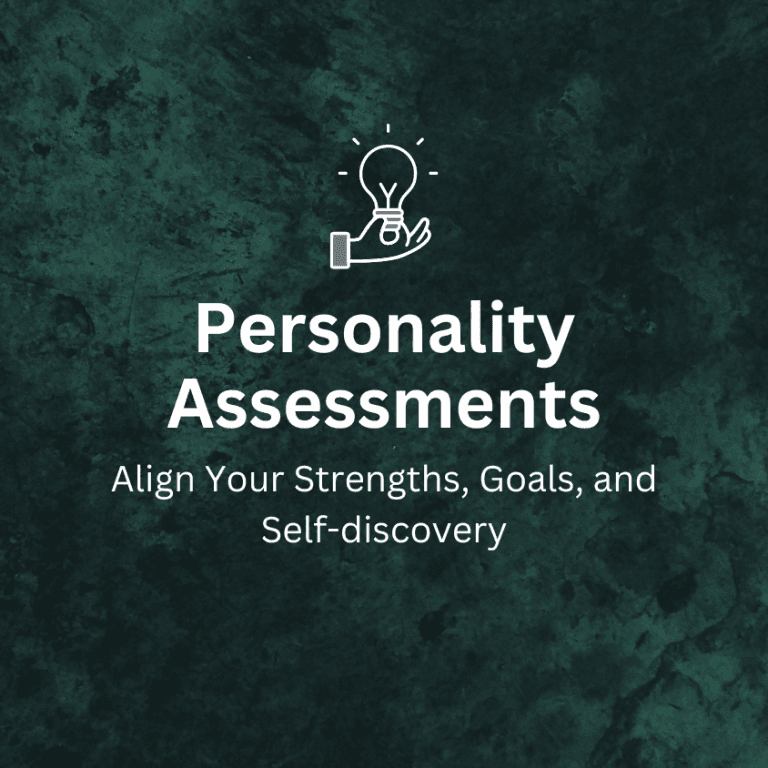 Person reflecting on personality assessment results for personal growth and self-awareness.