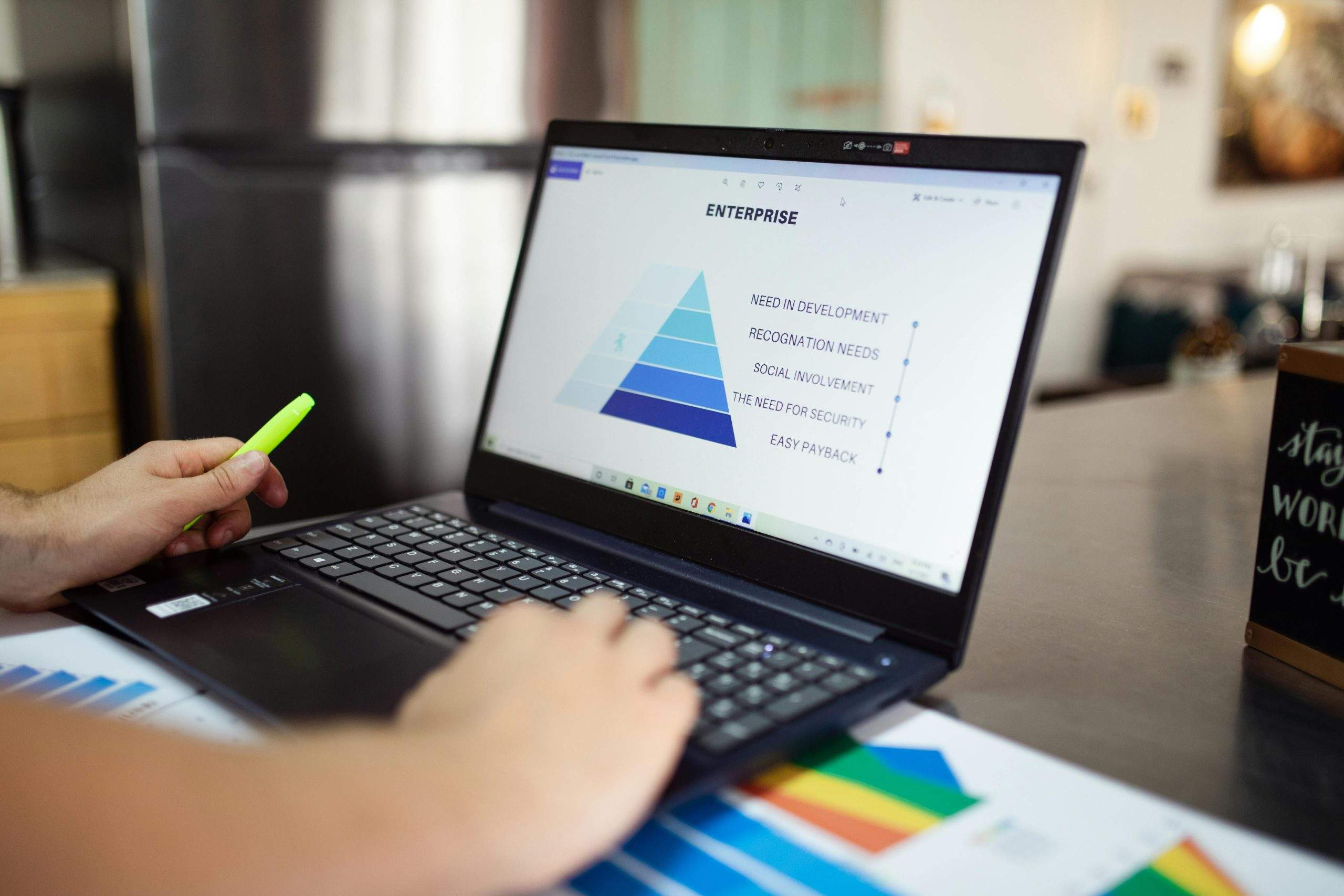 Roadmap showing clear steps to break down large goals into smaller tasks.