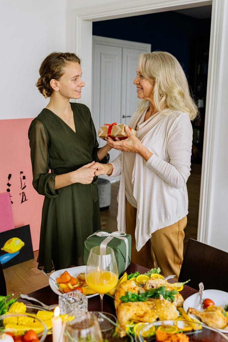 A family smiling and connecting, representing affirmations for trust and support.