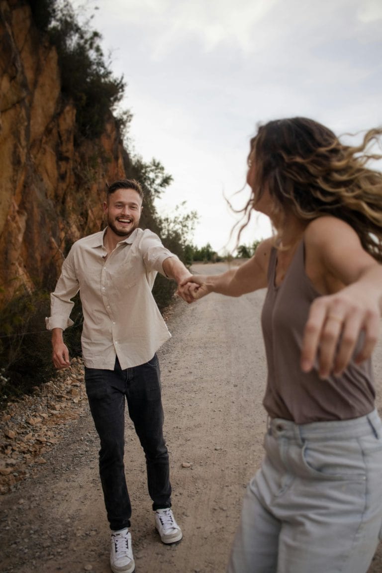 Couple in emotional embrace symbolizing true love versus lust